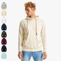 Russell - Pure Organic High Collar Hooded Sweat